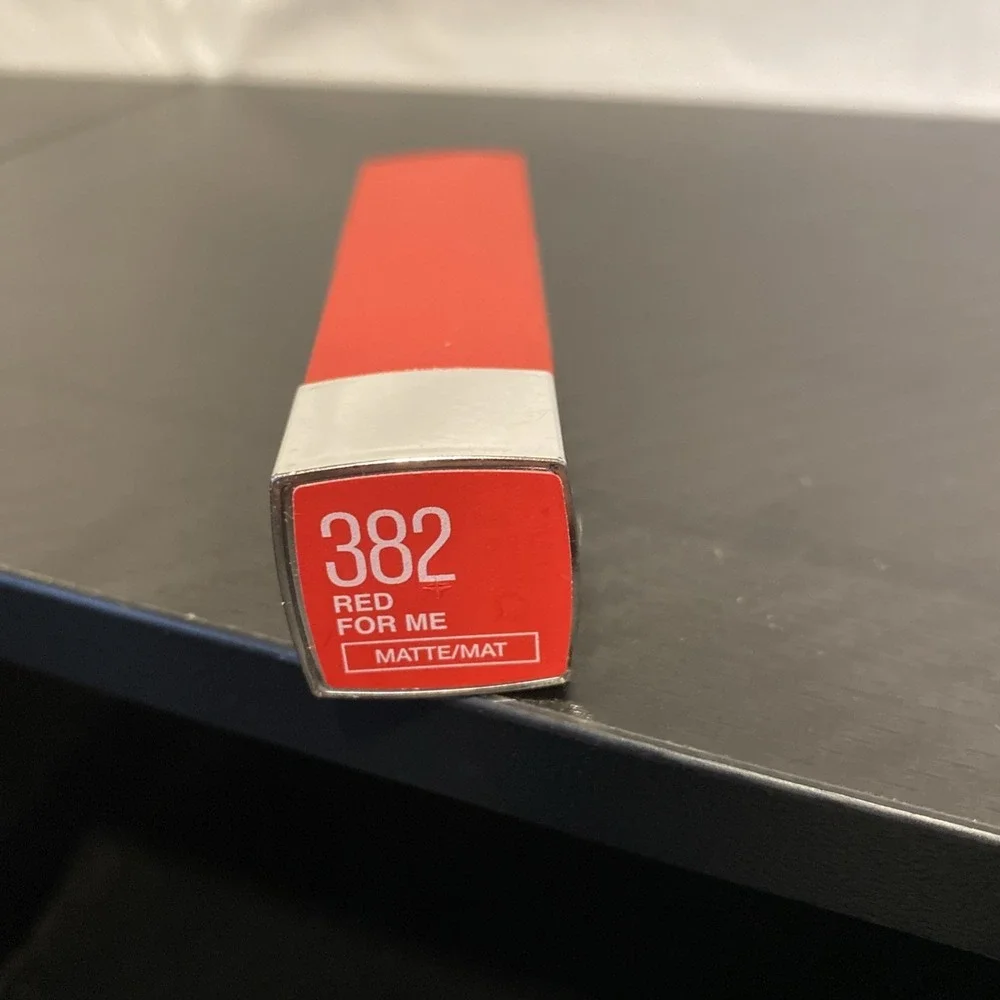 Maybelline Color Sensational Lipstick - 382 Red For Me‎ ~ New